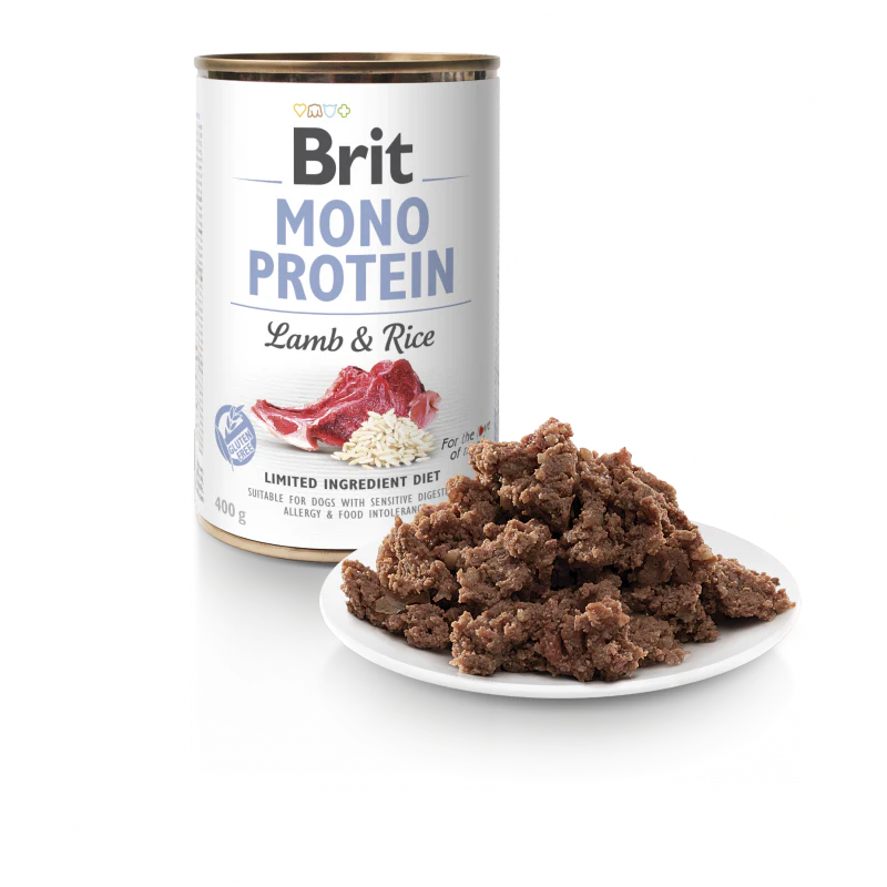 BRIT Mono Protein konzerv 6 x 400 g bárány & barnarizs